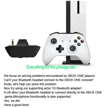 

Texture Controller 3.5mm Plug Bluetooth Audio Transmitter for Headphones for Xbox One Hot Sale Converter Adapter Delicate