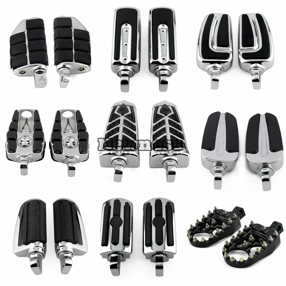Motorcycle Part Male Mount Foot Pegs Footrest Footpegs For Harley Davidson Sportster Iron Touring Custom Dyna Softail | Автомобили и