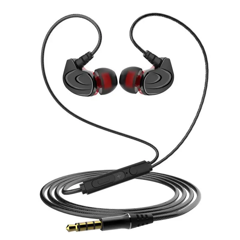 

In-Ear 3.5mm for Apple Android Universal Phone Wired Call Sports Gaming Headset Line Control Earphones