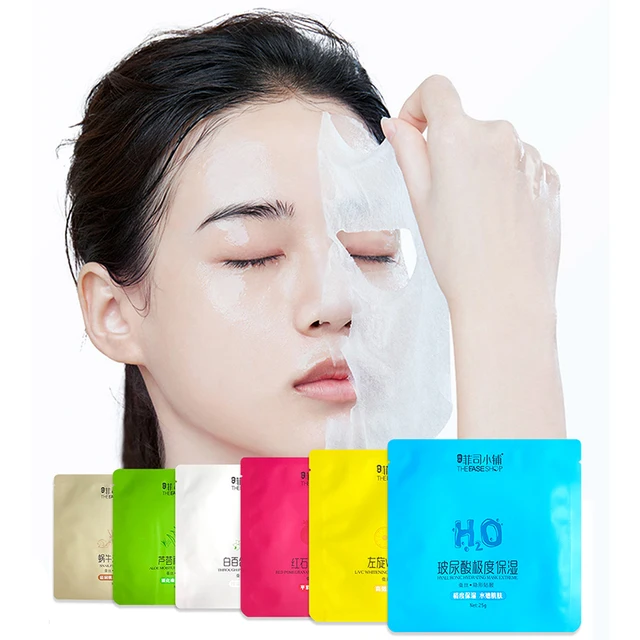 Skin Care Facial Mask Beauty Moisturizing Shrinking Pores Oil Control Whitening Brighten Sheet Facemask Cosmetic