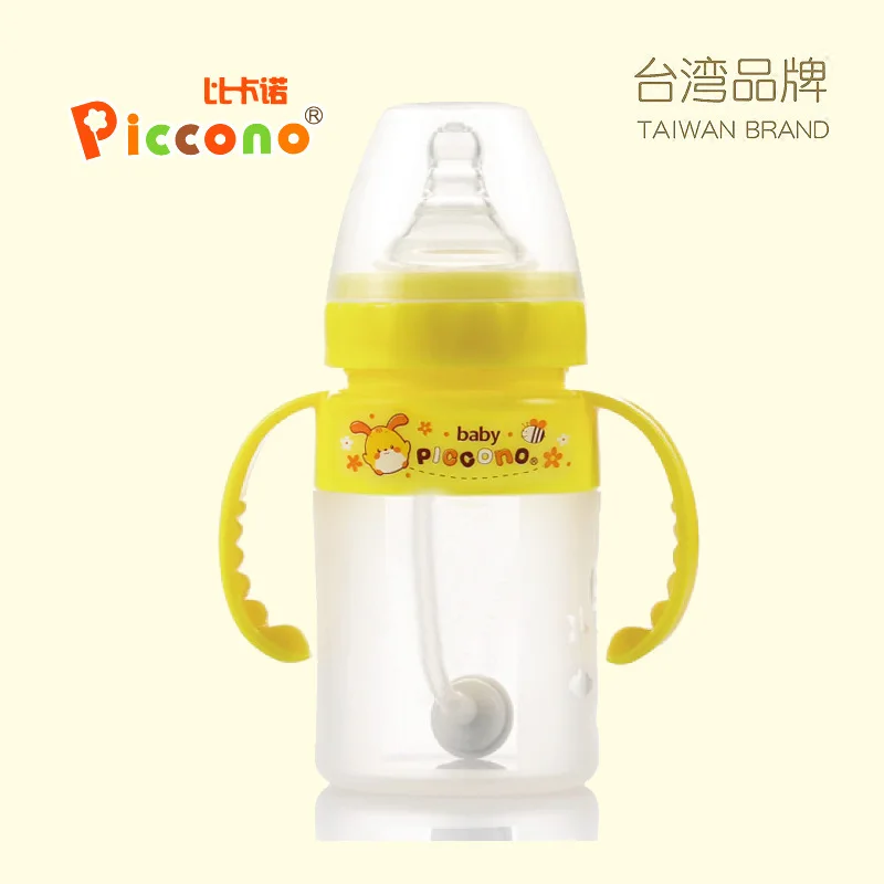 

Taiwan piccono (Kano)-Straight-Fit Shatter-resistant Wide Mouth Standard Caliber Silicone Nursing Bottle 150 Ml