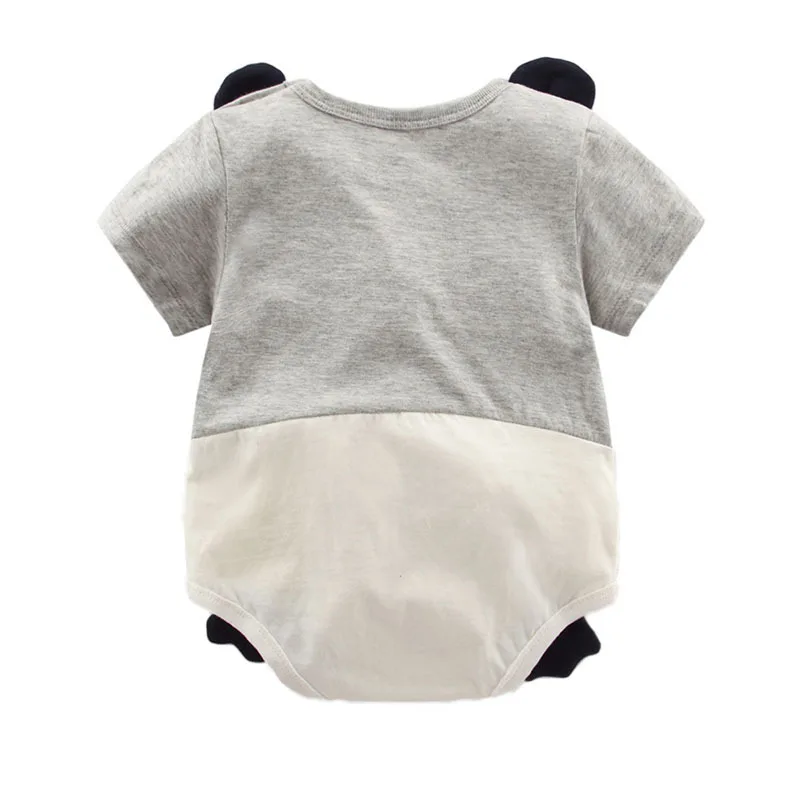 

Summer Baby Clothes Cute Panda Cow Modeling Crawling Clothes Baby Men And Women Short Sleeve Cotton Jumpsuit Romper