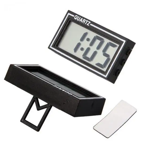 Mini Digital LCD Auto Car Truck Dashboard Desk Date Time Calendar Clock