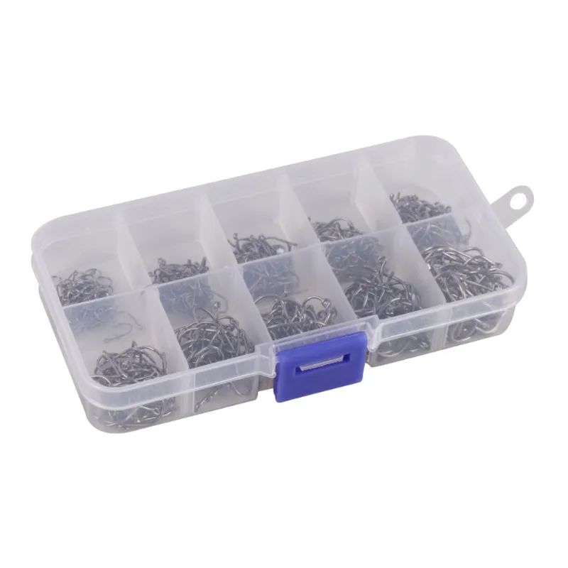 500 шт./компл. Карп рыболовные крючки с высоким содержанием углерода Сталь