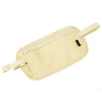

Slim Security Hidden Wallet Passport Holder Chest Waist Bag Nylon Fanny Pack
