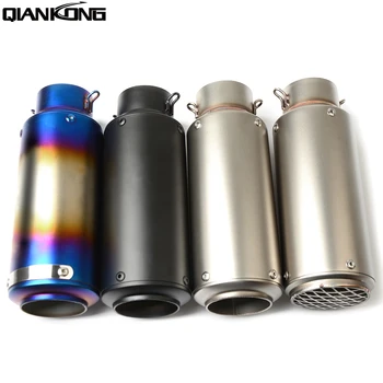 

Lser Mark Motorcycle Modified Muffler Carbon Fiber Exhaust Pipe For YAMAHA FZ6 HONDA BMW S1000RR R1200GS F650GS F800GS F700GS
