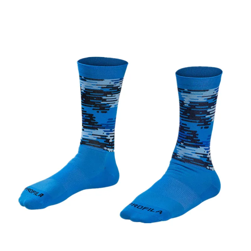 Уличные спортивные осенние камуфляжные Компрессионные носки для горного велосипеда мужские носки для велоспорта