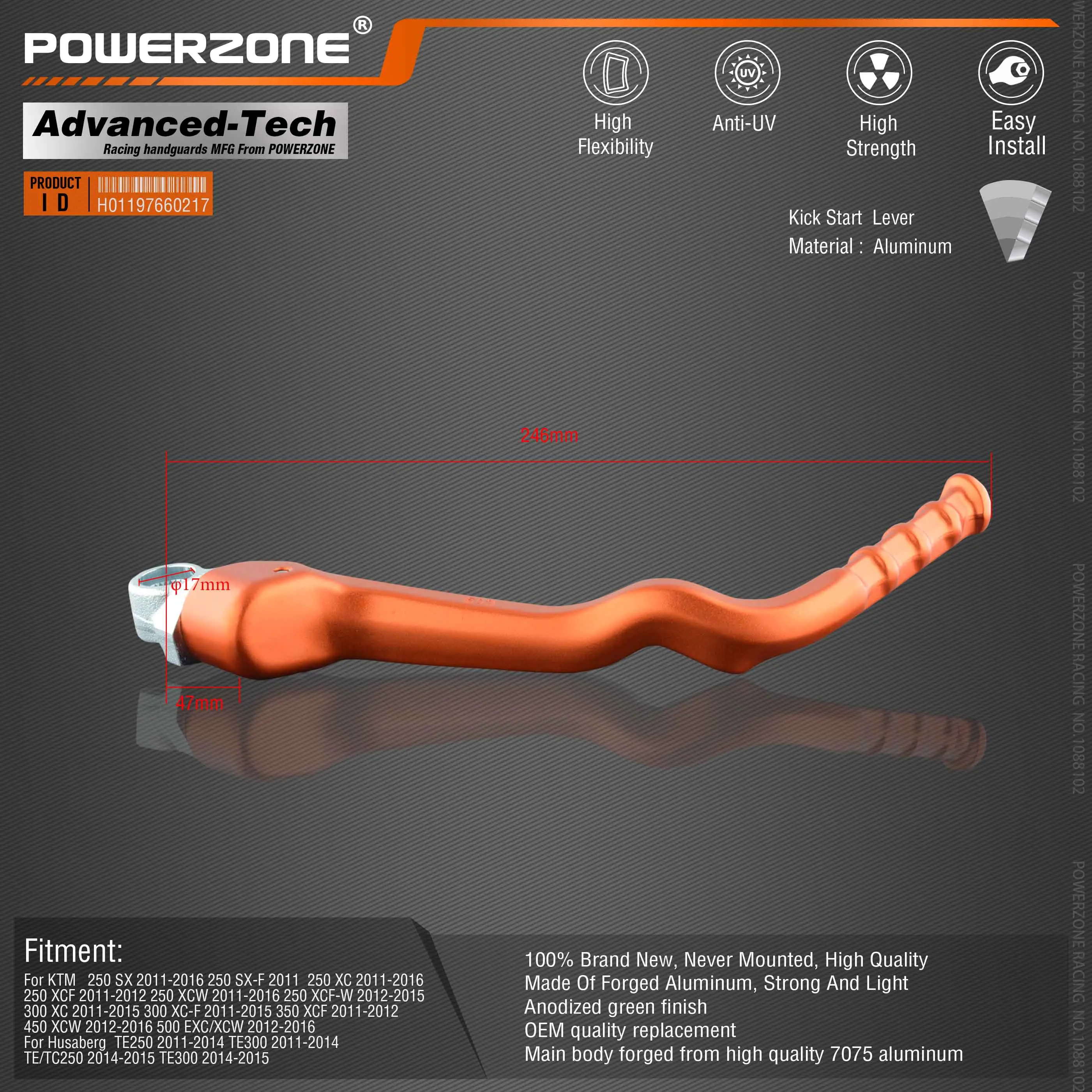 Powerzone ձ ű-ŸƮ  KTM 250SX 250XC 250XCW 11-16 450XCW 500EXC/XCW 12-16, husberg TE250 TE300 TE/TC250 