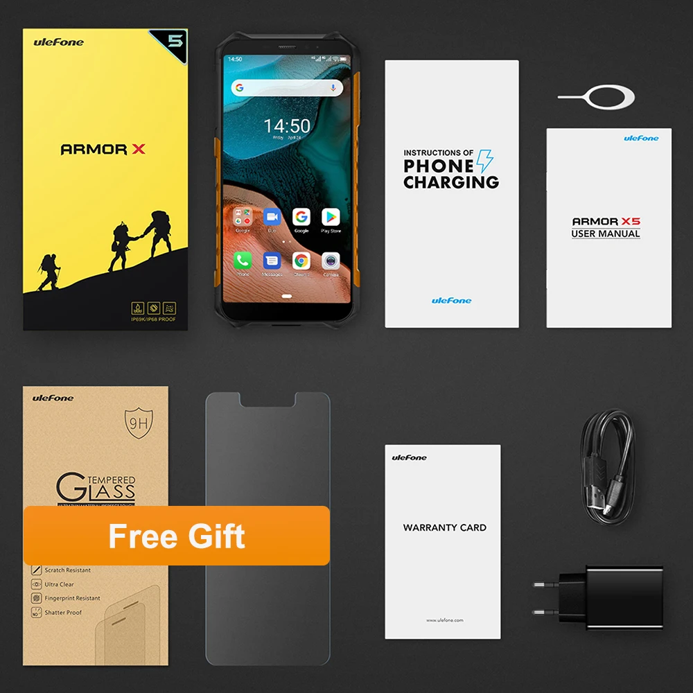 Смартфон Ulefone Armor X5 на Android 10 восемь ядер 3 ГБ + 32 ГБ|Смартфоны| |