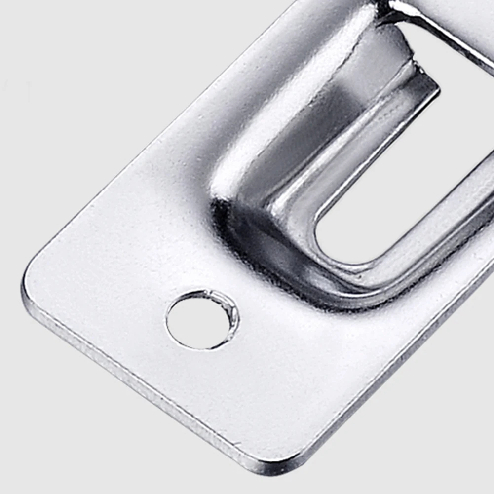 Cabinet Chain Door Lock Button Sliding Home Clasp Shift Push Pull Latch 90 Degree Stainless Steel Hotel Security Tools