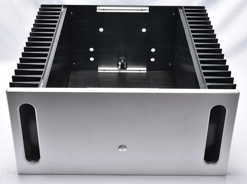 Full aluminum DIY 4320 power amplifier chassis class A enclosure big heatsink HIFI box