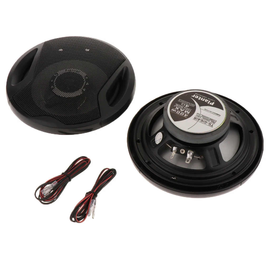 2 Pack Coaxial Car Speakers 400 Watts 4 Ohm 6.5 Inch Car Coax Speakers