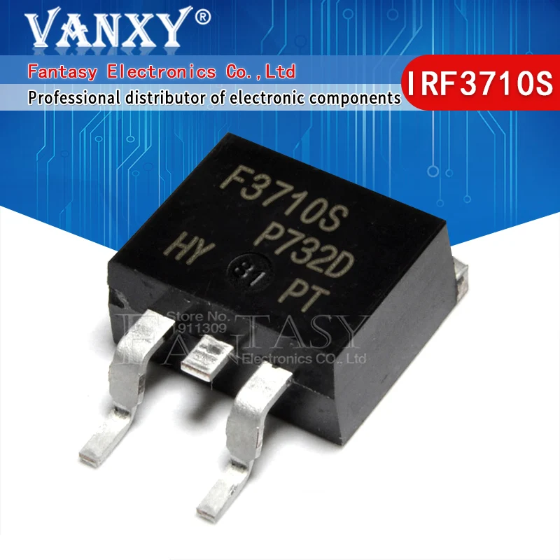 10 шт. IRF3710S TO 263 F3710S 3710S TO263 IRF3710 MOSFET N CH 100V 57A D2PAK IRF3710STRLPBF|n-ch mosfet|v s10 pcs |