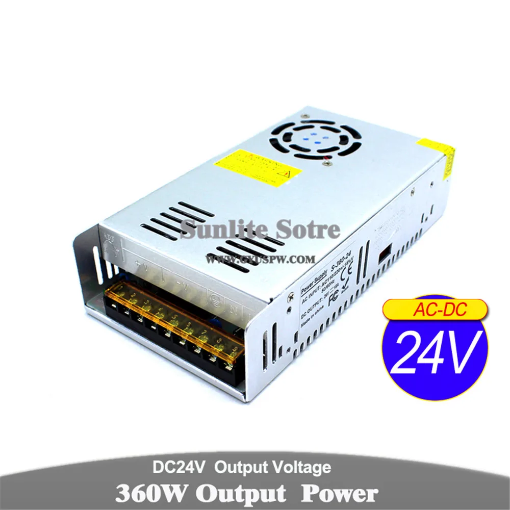 24V360W