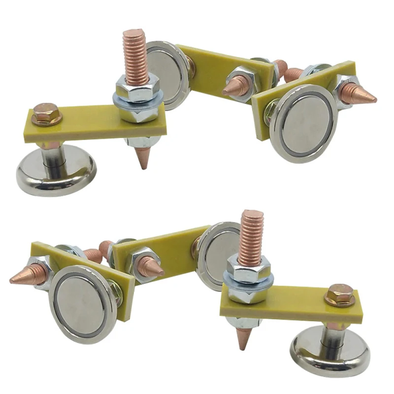 

Adjustable Copper Welding Clamps Strong Magnetic Fixture Holder Welder Electric Welding Machine Accessories with End of Line