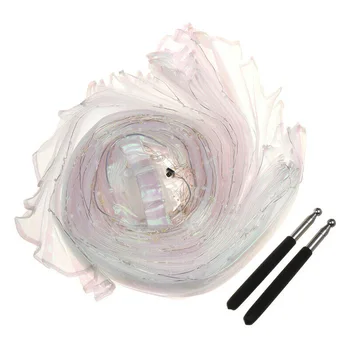 

Light Up 360 Degrees Party Belly Dance Rave Glowing Bar Adult Cosplay Performance Props Telescopic Stick Stage Wear LED Wing