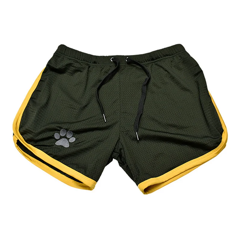 Мужские спортивные короткие быстросохнущие тонкие сетчатые спортивные дышащие шорты для отдыха и тренировок, фитнеса и пляжа