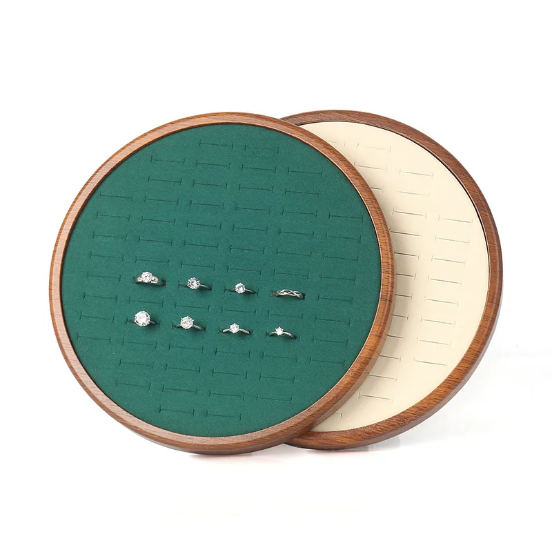New Arrivals High Quality  Round Trays   For Ring  Jewelry Display  Packaging Gift