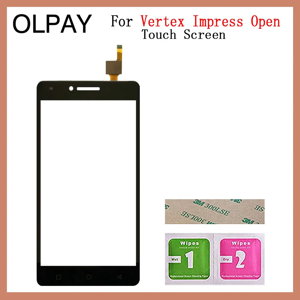 Мобильный телефон Сенсорный экран дигитайзер для Vertex Impress Open 5," дюймовый Сенсорный экран с сенсорным экраном дигитайзер Панель Стекло Инструменты для ремонта