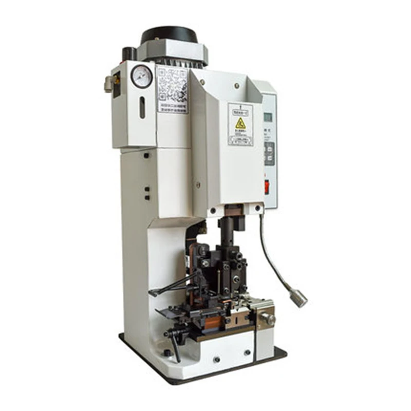 

Electric Stripping And hitting Terminal machine Multi-core wire Sheathed Cable Telephone Line Automatic Peeling Terminal Machine