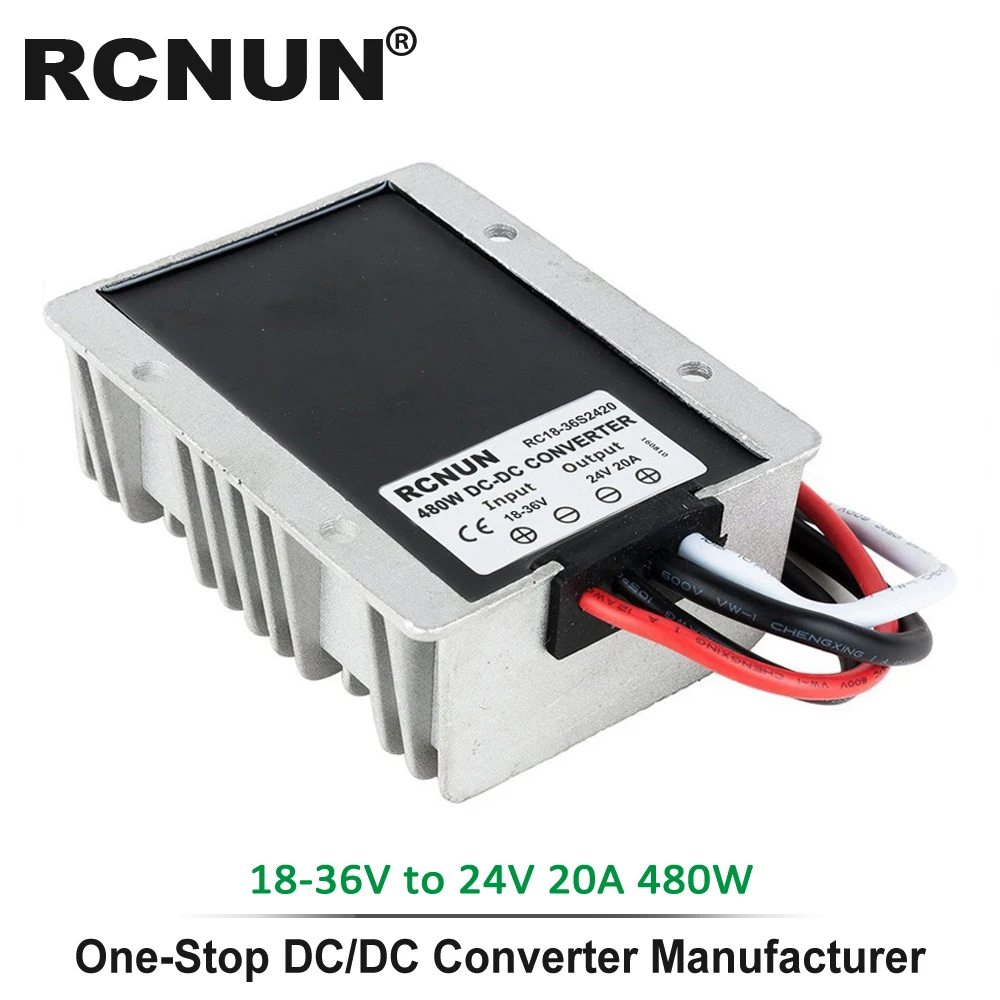 9-36 V-24 V 10A 15A 20A Шаг вниз шаг вверх DC/DC преобразователь постоянного тока 24В до 24 вольт 500 Вт Напряжение стабилизатор Boost понижающий модуль для автомобилей - Цвет: 18-36V to 24V 20A