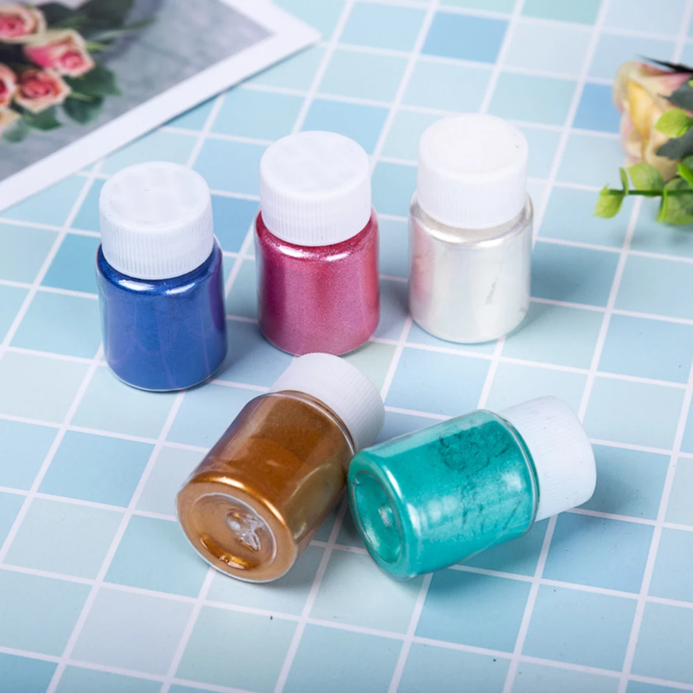20 цветов многофункциональный инструмент для украшения кристаллов добавка краситель домашний нетоксичный легкий слюда порошкообразное мыло изготовление портативный DIY