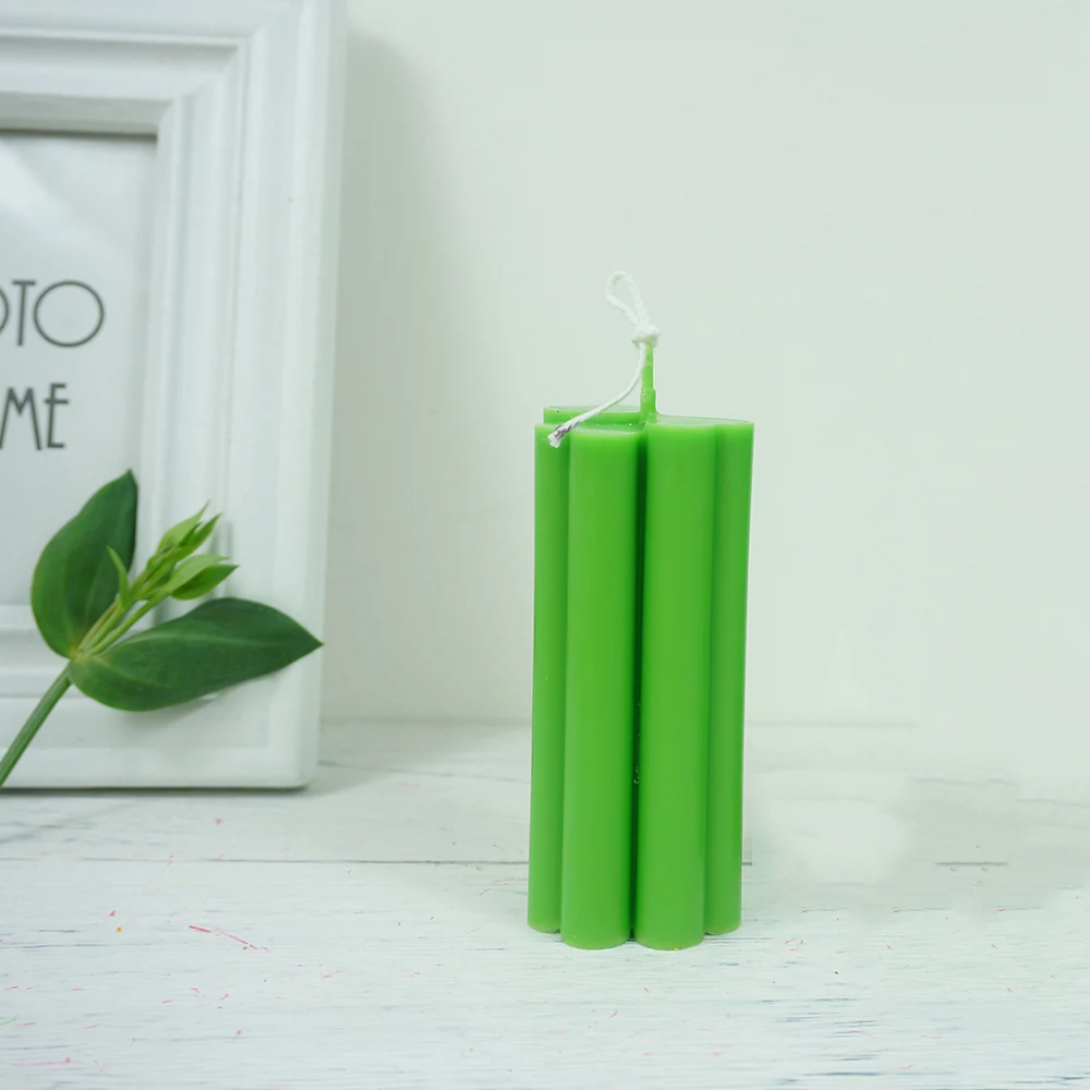 4.5x10.5cm 3D Handmade Silicone Molds Four leaf Clover Soap Mold Candle Mould Resin Clay Mold