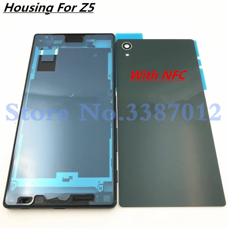 Оригинальный Полный Корпус для Xperia Z5 Dual E6653 E6603 E6633 E6683 средняя рамка Передняя