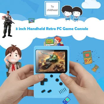 

3.0 inch Color LCD Screen Kids Game Player Retro Russia Square Game Consoles Portable Handheld Video Game Console