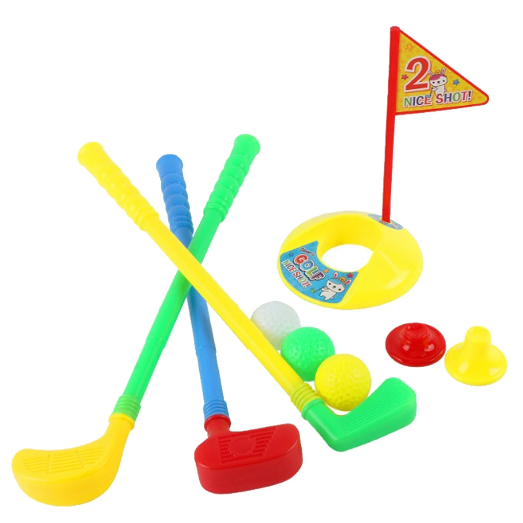 Funny Kids Golf Putter Set Indoor Outdoor Putter Boys Girls Putting Cup Hole