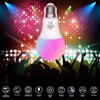 

Super Bright Bluetooth Smart Bulb Party APP Remoto Control Durable Atmosphere Lamp Bluetooth Lamp Bar Home E27 Bluetooth Light