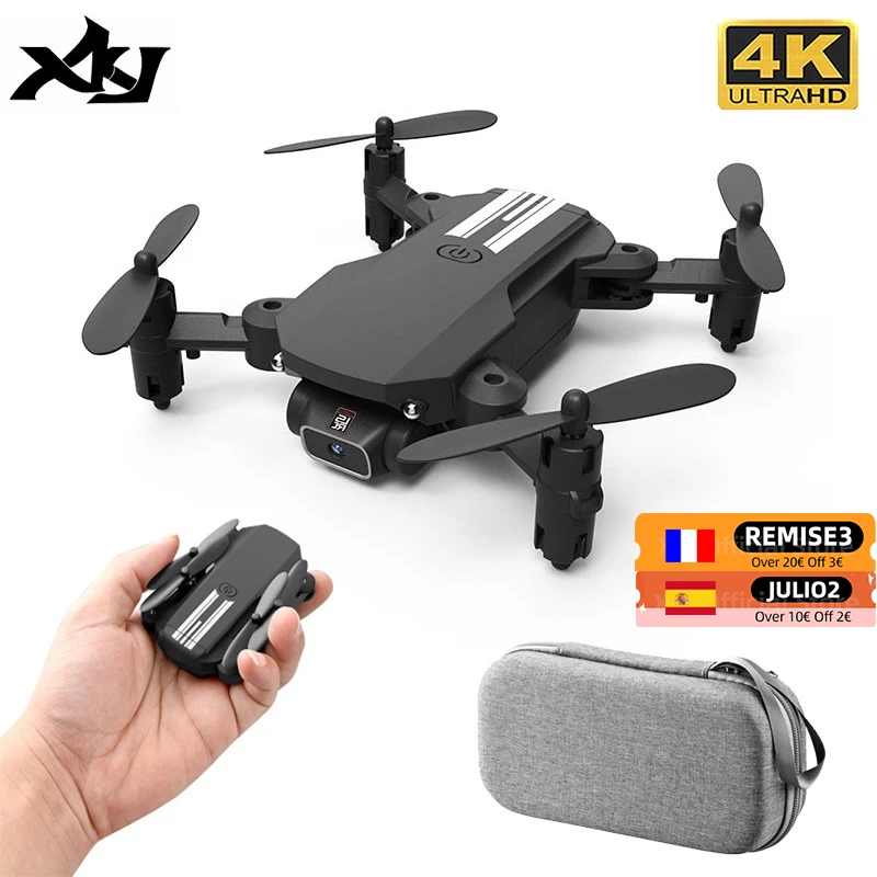 Xkj 21新ミニドローン4 18k 1080 1080p Hdカメラwifi Fpv空気圧高度ホールド黒とグレー折りたたみquadcopter Rc Dronおもちゃ Rc Helicopters Aliexpress