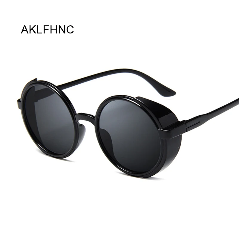 

Steampunk Sunglasses Women Retro Goggles Round Sun Glasses Female Steam Punk Vintage Fashion Eyewear Oculos De Sol