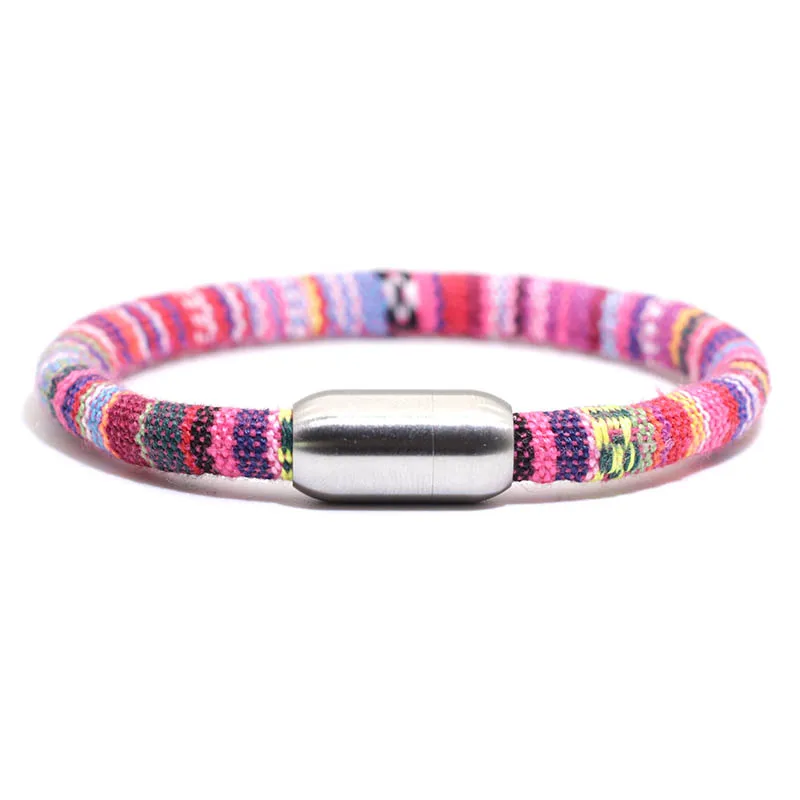 Stainless Steel Minimalist Rope Bracelet for Men and Women