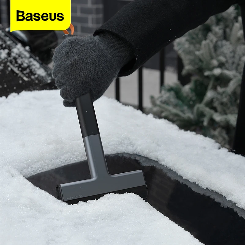 

Baseus Snow Ice Scraper Car Windscreen Ice Remover Auto Window Cleaning Tool Winter Car Wash Accessories Scraping Tool