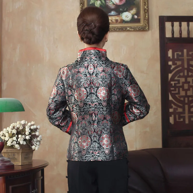 Plus Size 4XL Fashion Clothes Chinese Jacket Vintage Asian Clothes Streetwear Women Outerwear New Evening Party Overcoat