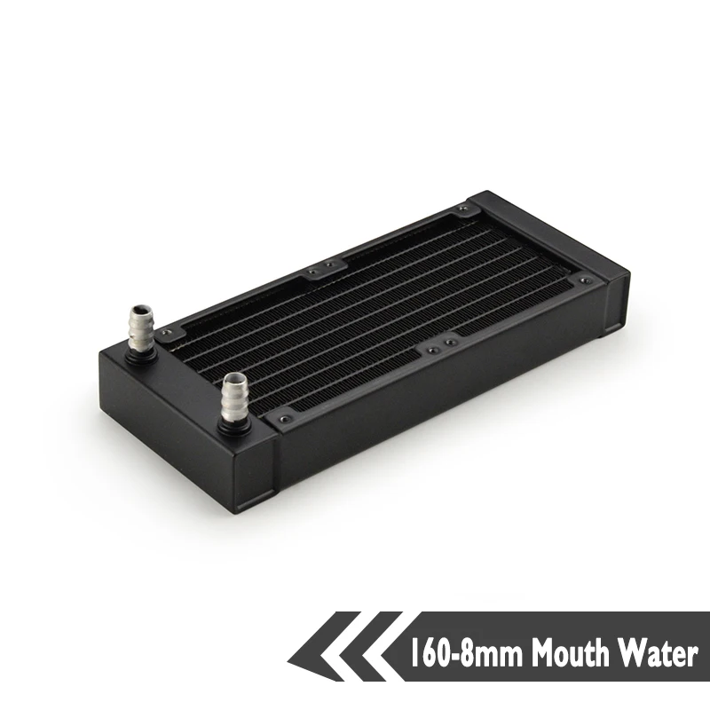 Ococoo-pure Alumínio Mini Ventilador do Radiador Acessórios Refrigeradores de Água g1 Rosca Roscas 160 mm Fit For Laptop Computador Processador Diy - Imagem 5