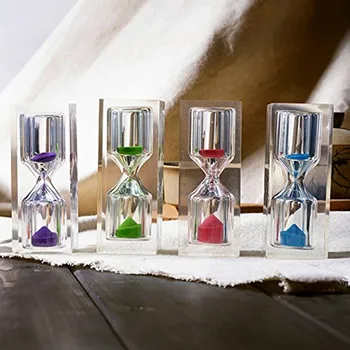 

3 Minutes Clocks Hourglasses Brushing Kids Teeth Sand Timer Resin Hourglasses Sandglass Gift Sand Clock Ornament Home Desk Decor