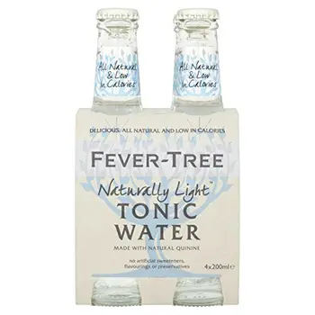 

Fever-Tree Naturally Light Tonic Water 4 x 200 ml (Pack of 6, Total 24 Bottles)