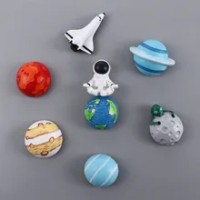 

Creative Planet Moon Magnetic Sticker 3D Fridge Astronaut Refrigerator Magnets for Baby Kids Educational Science Toys