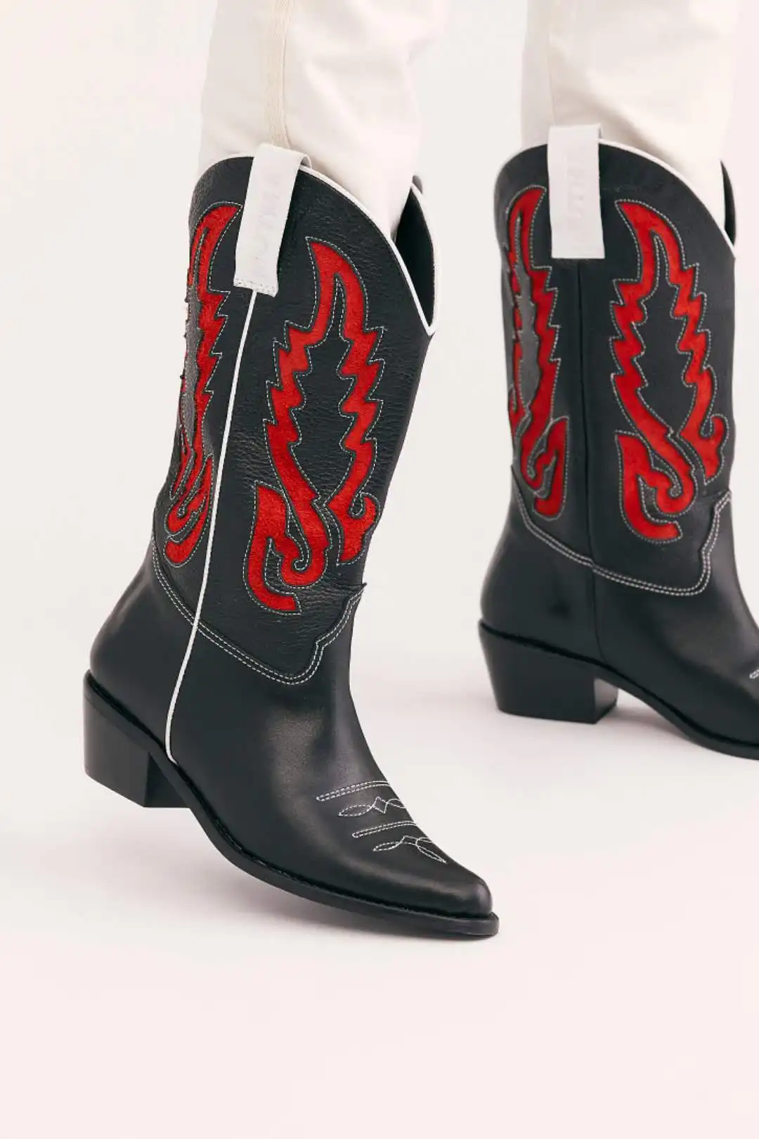

Women Boots Slip on Mid Calf Fashion Spring/Autumn Boots Women Zapatos De Mujer Pu Leather Shoes TW149