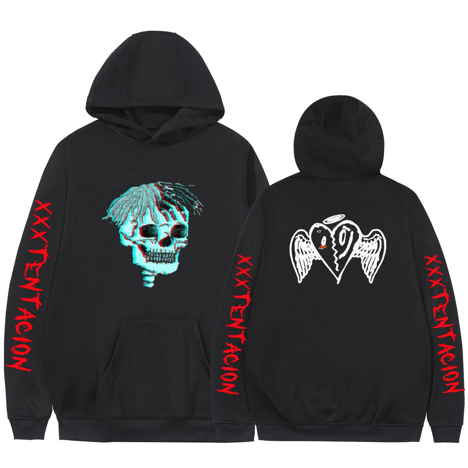 

Xxxtentacion Sweatshirt Hoodies Men And Women Streetwear Hoodies Plus Size 4XL Oversized Hoodie Fashion Clothing Merchandise