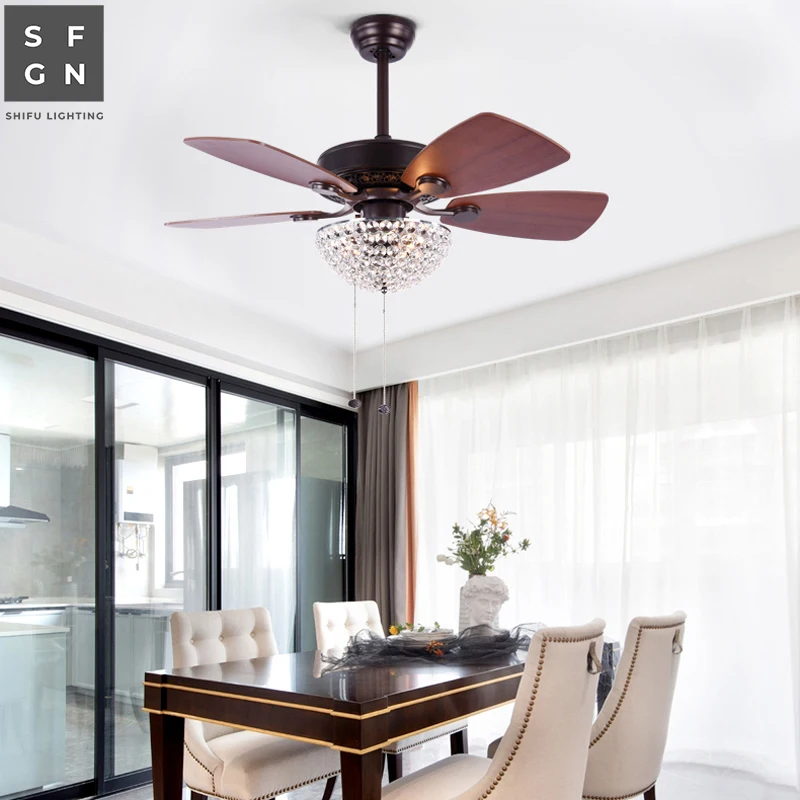 Светодиодный потолочный вентилятор в американском стиле 110 В 220 В|Потолочные