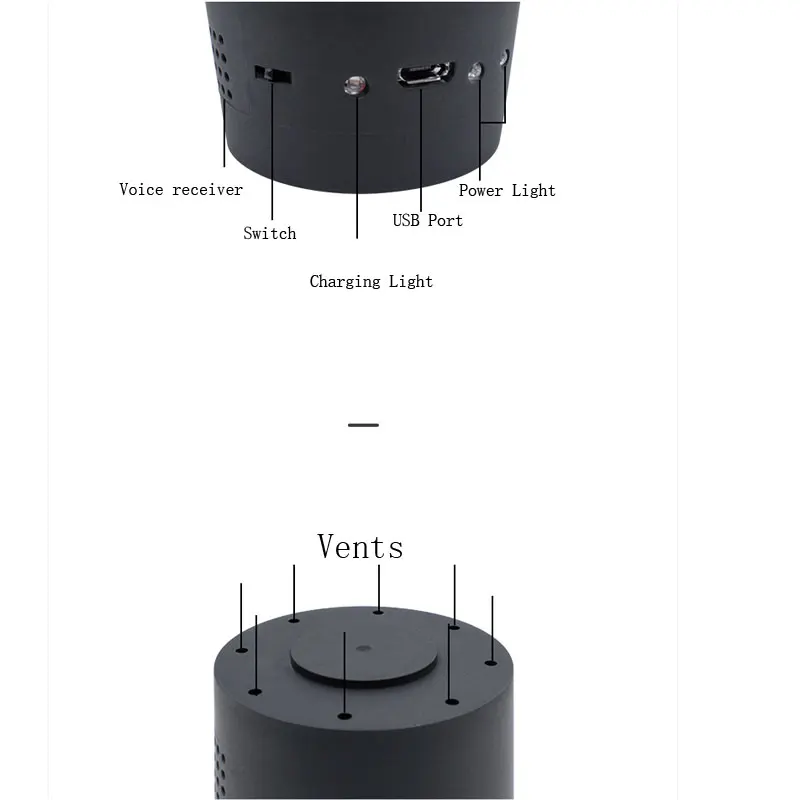 Mini Car Disco Ball RGB DJ Strobe Light USB Rechargable Protable Voice Activated Rotating Stage Party Lights Magic Lamp Lighting disco ball light disco light led stage light mini led stage light