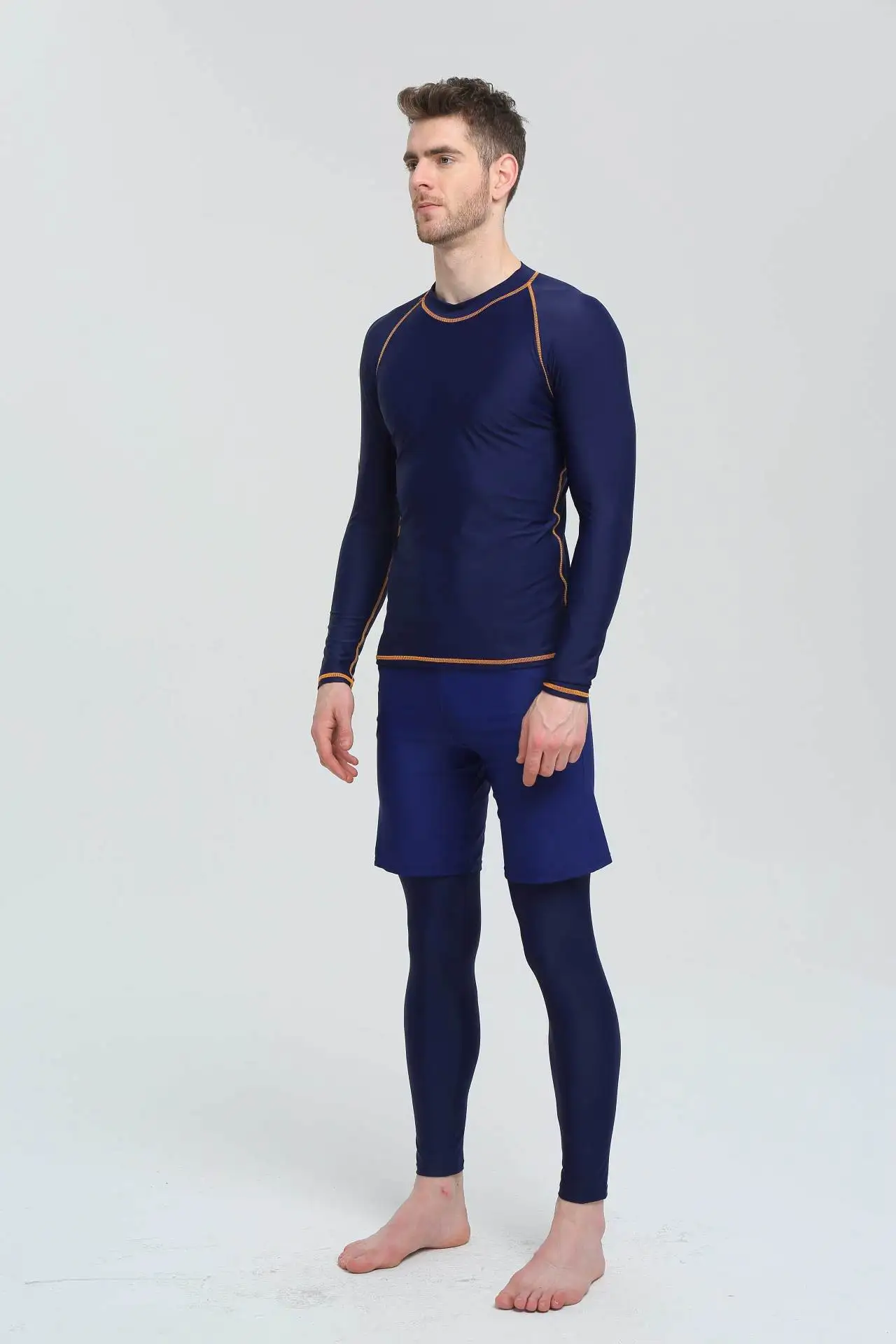 

2017 UV-Protection Floating Diving Suit One-piece Sun-resistant Jellyfish Clothing Split Type Long-sleeved Swimsuit
