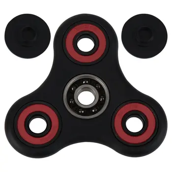 

New Pattern Multicolor Tri-Spinner Finger Spinner Toy Hand Spinner Autism And ADHD Reduce Stress Funny Gifts For Kids/Adult Red