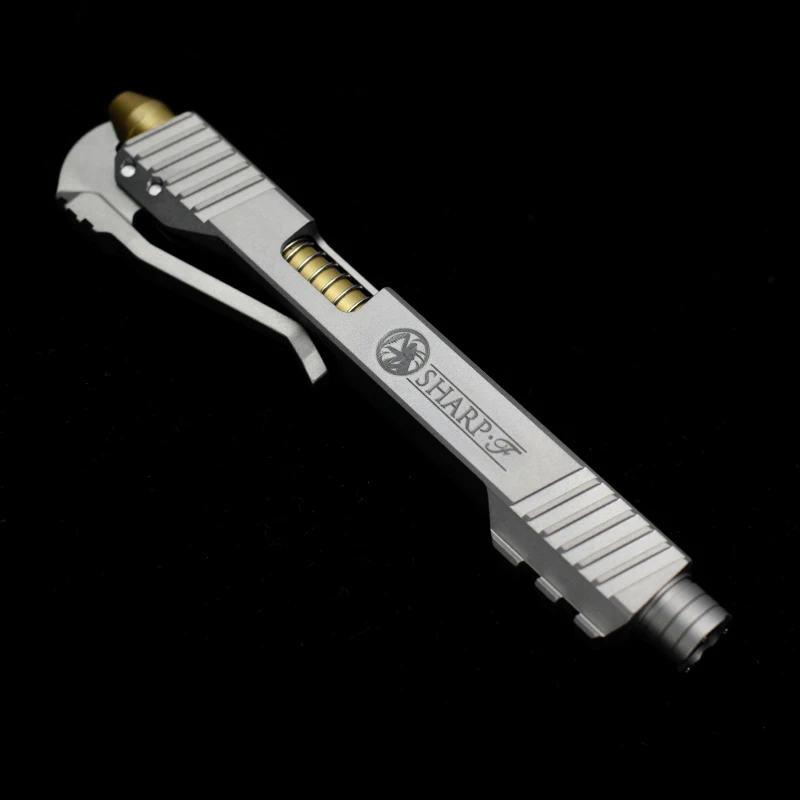 

Outdoor Tactical Pen Titanium Alloy TC4 Spring Type Signature Pen