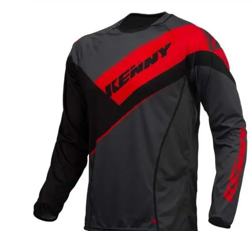 LEATT2020 camiseta de Cuesta abajo Jersey Bicicleta de montaina de la motocicleta Ciclismo camisa de ropa T camisa DH MX Jersey - Цвет: Красный