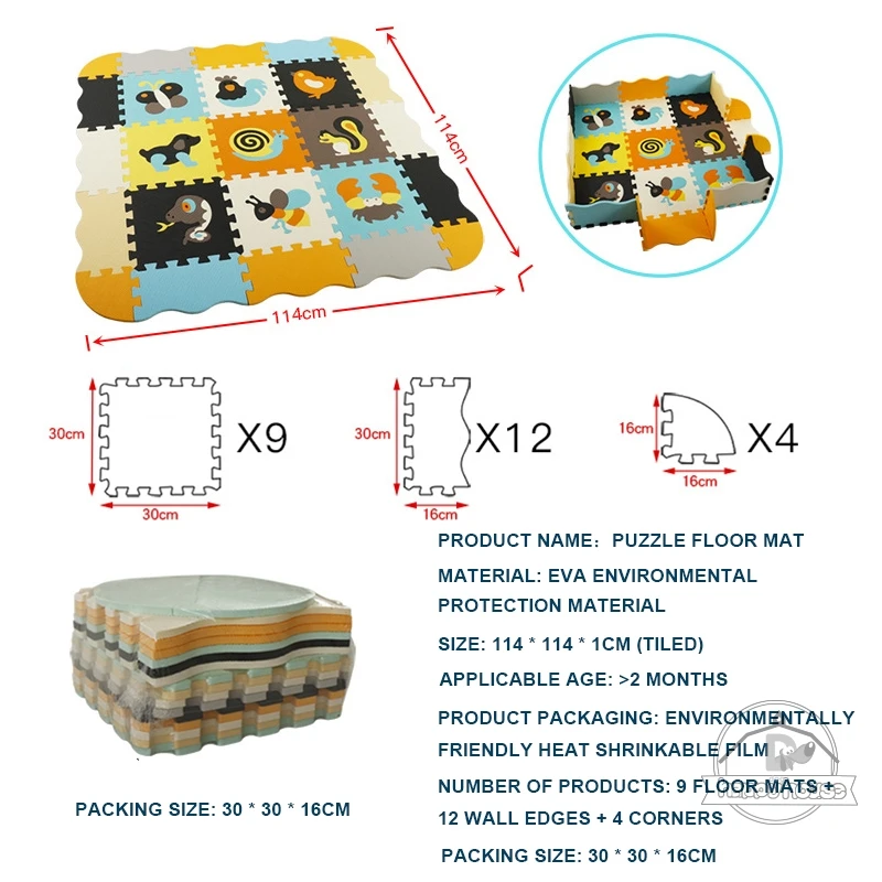 25 шт. детские игрушки EVA детский коврик коврики из вспененного материала мягкий