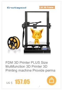 Enotepad PLA 3D Printer Silk Filament 1.75mm PLA 3D Printing Material Orderly Winding Silk Filament 1kg with Vacuum packaging